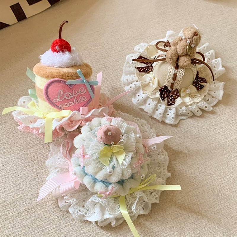 Women'S Accessories Gift Ideas - مشبك شعر على شكل قبعة كعكة