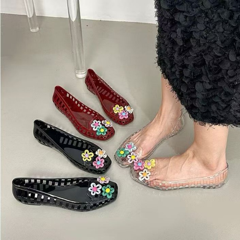 Women'S Accessories Jewelry - أحذية جيلي مفرغة بتصميم كاواي دوبامين