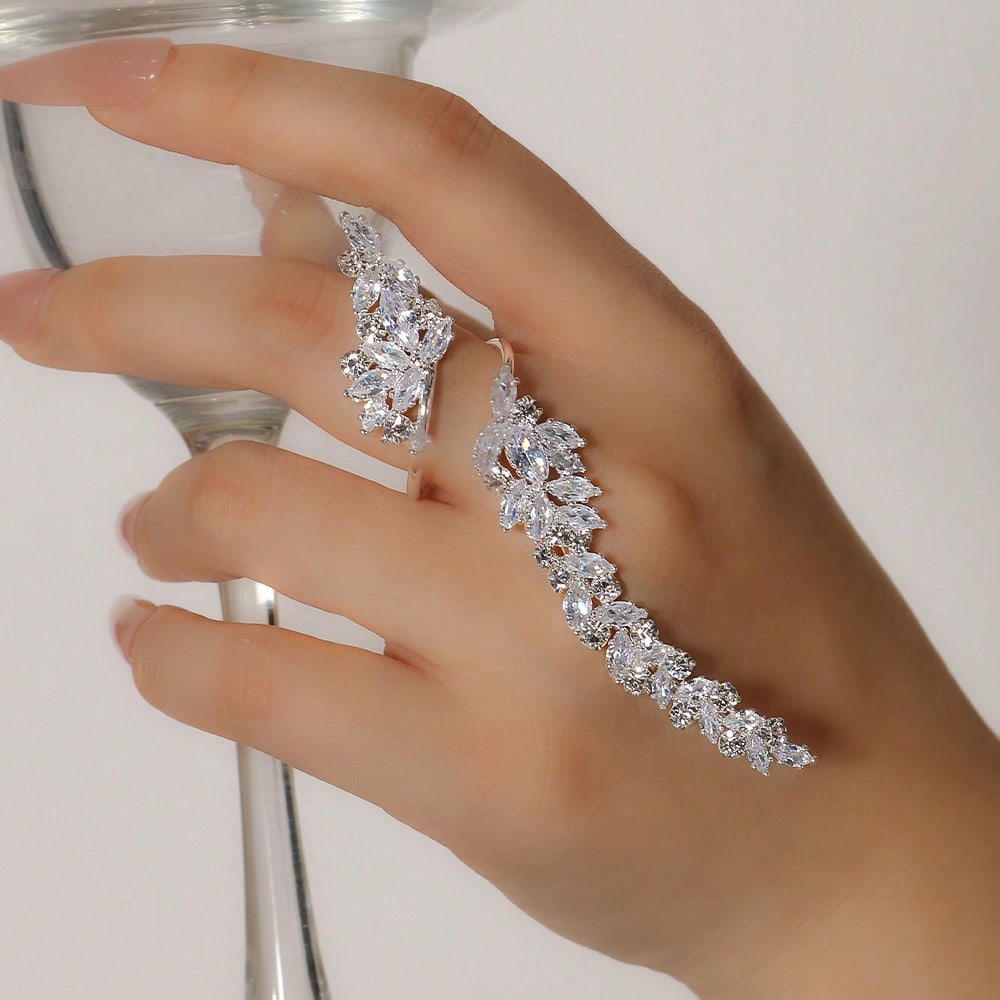 Women'S Accessories Gift Ideas - 1 قطعة/خاتم حجر الراين للنساء، إكسسوار
