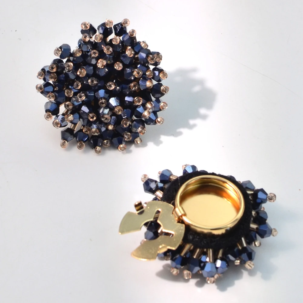 Women'S Accessories Jewelry - قطعتان من أغطية الأزرار الأنيقة المصنوعة