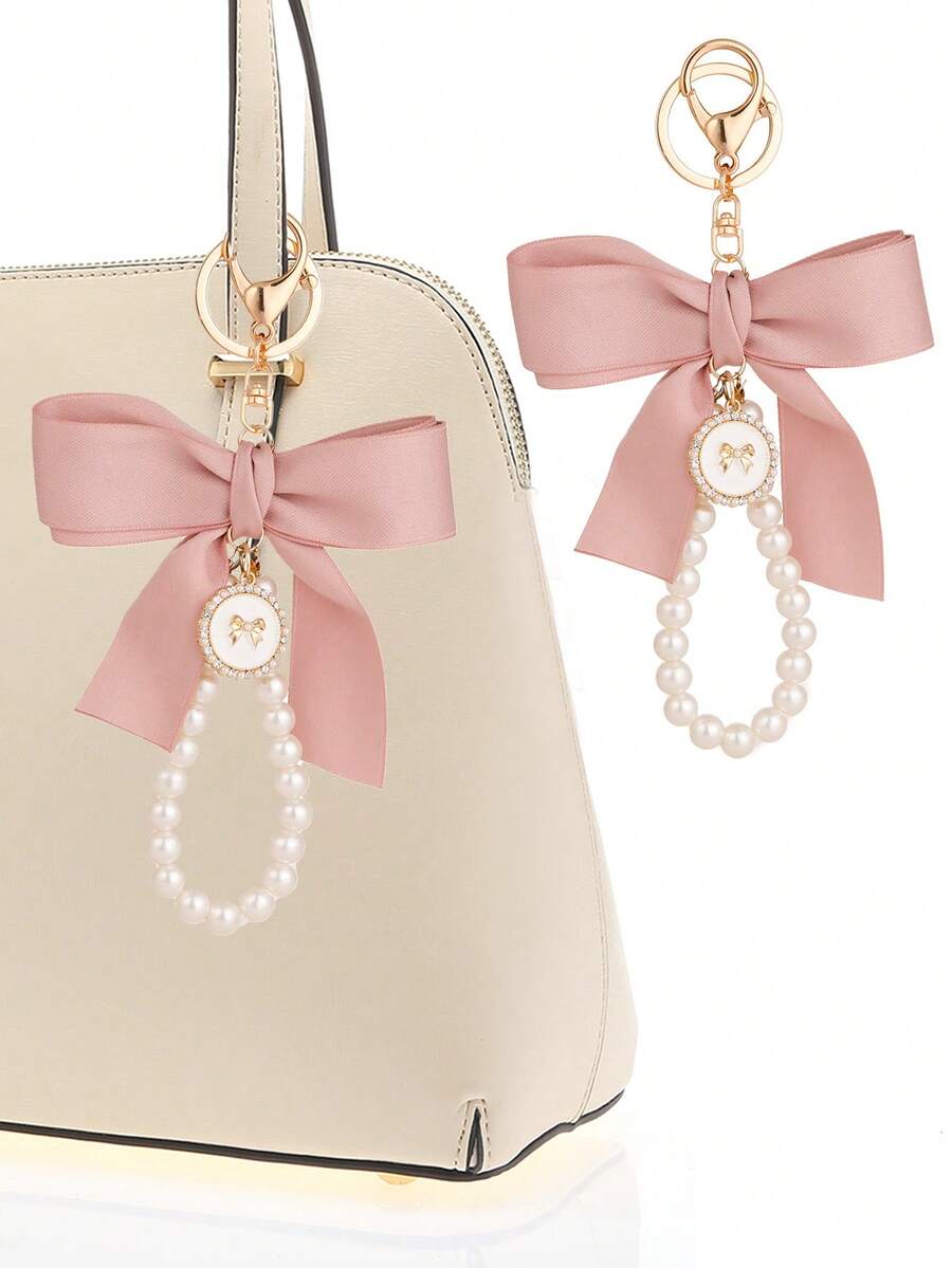 Women'S Accessories Gift Ideas - سلسلة مفاتيح منسوجة بعقدة فيونكة، إكسسوار