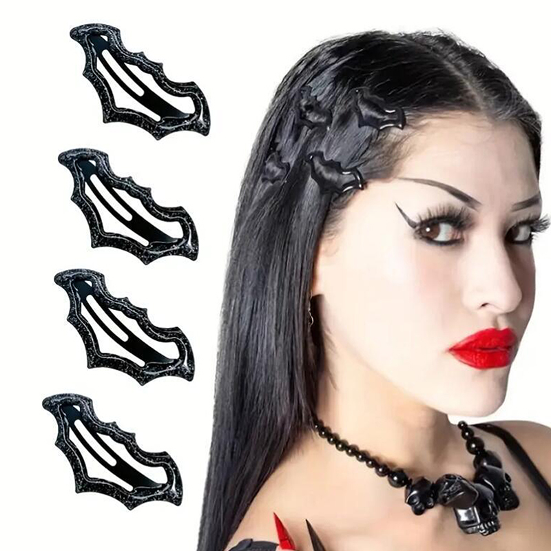 Women'S Essential Accessories - مجموعة دبابيس شعر الخفافيش للهالوين مكونة