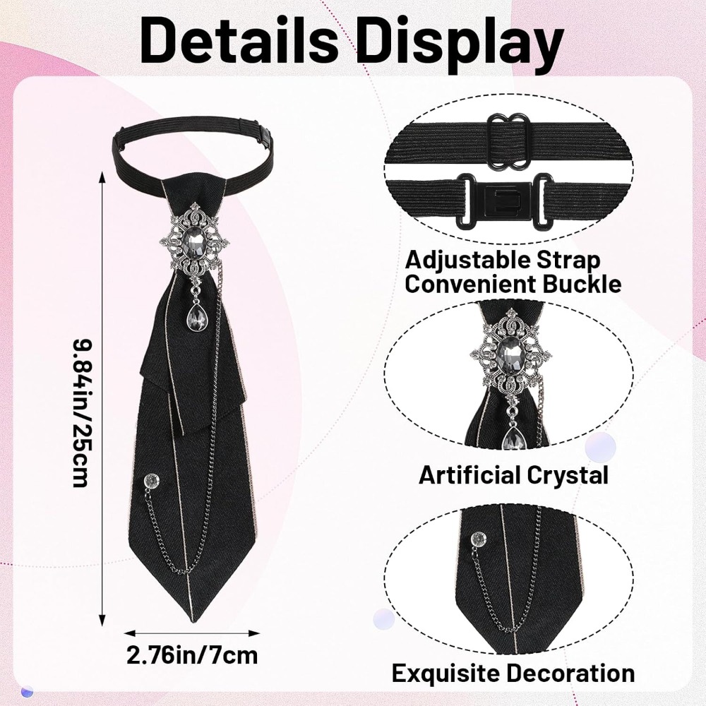 ربطات عنق مرصعة بالأحجار الكري - مراجعة Women'S Vintage Accessories وسعره