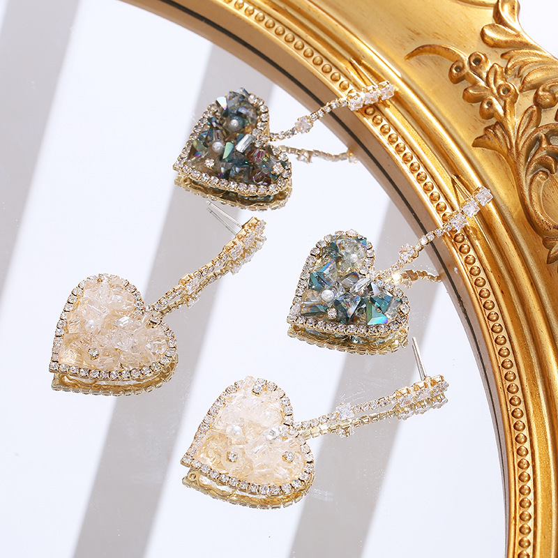 أقراط كريستال جديدة راقية على  - مراجعة Women'S Accessories Nz وسعره