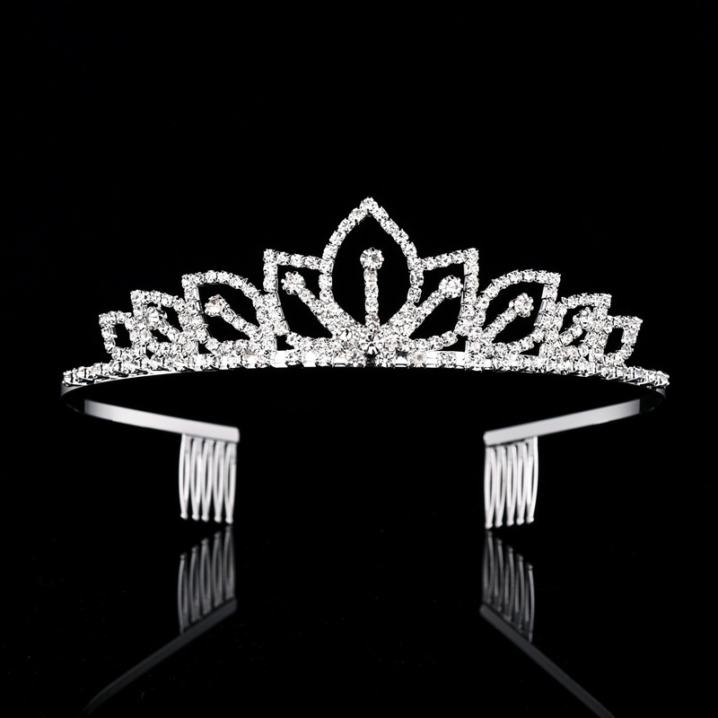 تاج زفاف فضي اللون مرصع بالأحج - مراجعة Women'S Vintage Accessories وسعره