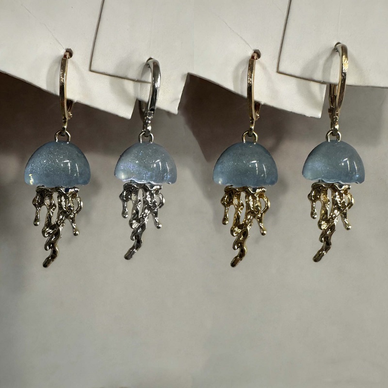 أقراط على شكل قنديل البحر الأز - مراجعة Women'S Emo Accessories وسعره