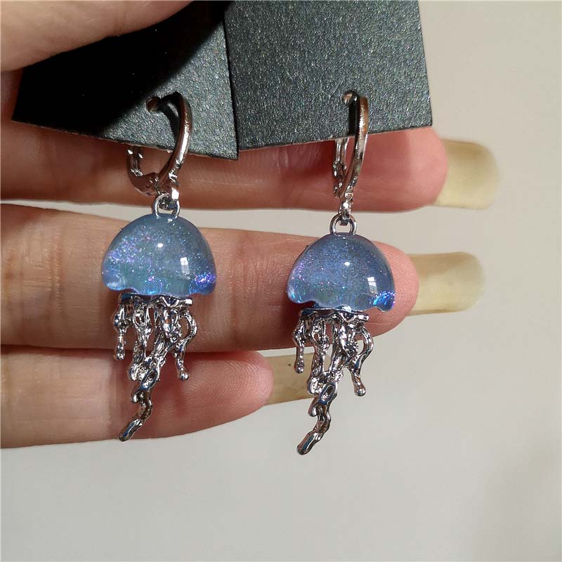 أقراط على شكل قنديل البحر الأز - مراجعة Women'S Emo Accessories وسعره
