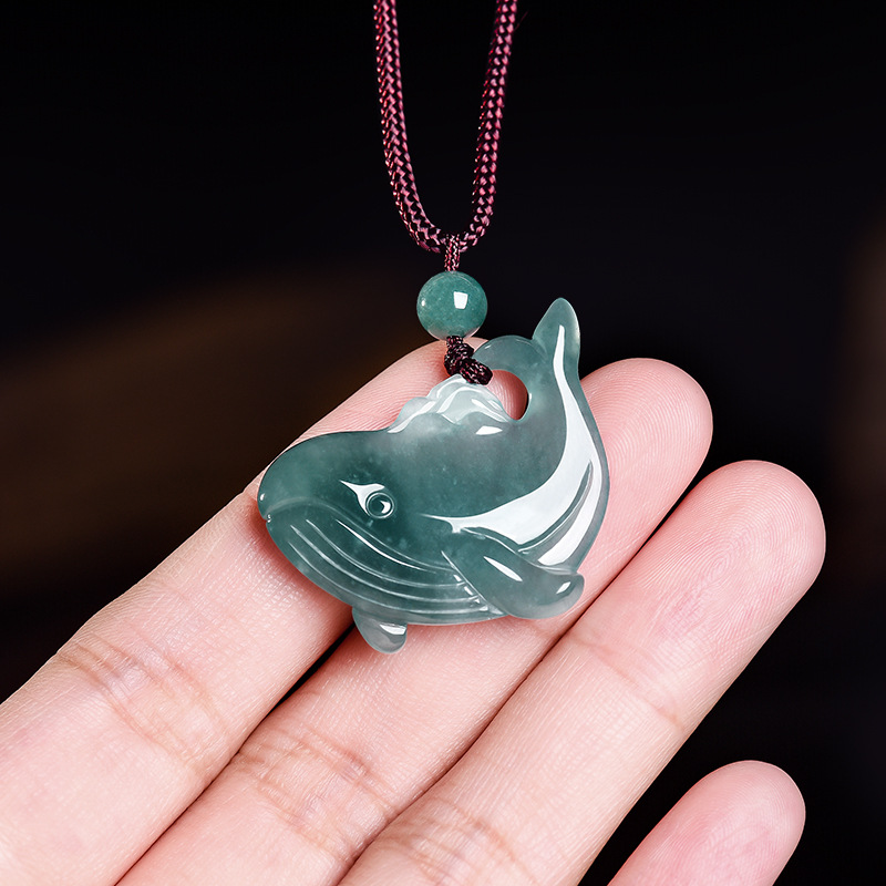 قلادة حجر اليشم البورمي الطبيع - مراجعة Women'S Accessories Jewelry وسعره