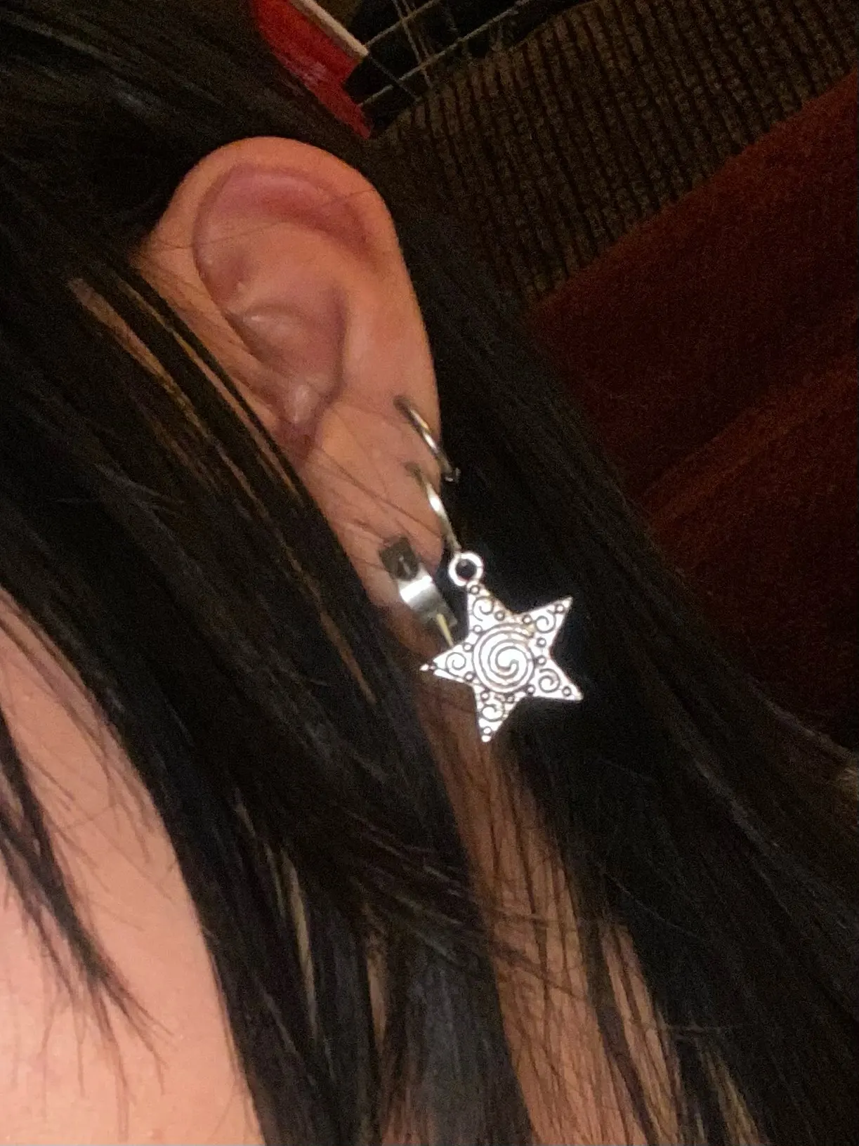 خمر القوطي فضي اللون دوامة دوا - مراجعة Women'S Emo Accessories وسعره