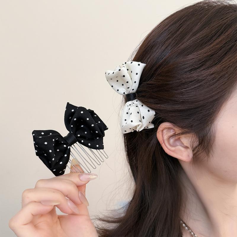 مشط شعر مزخرف بنقاط البولكا دو - مراجعة Women'S Essential Accessories وسعره