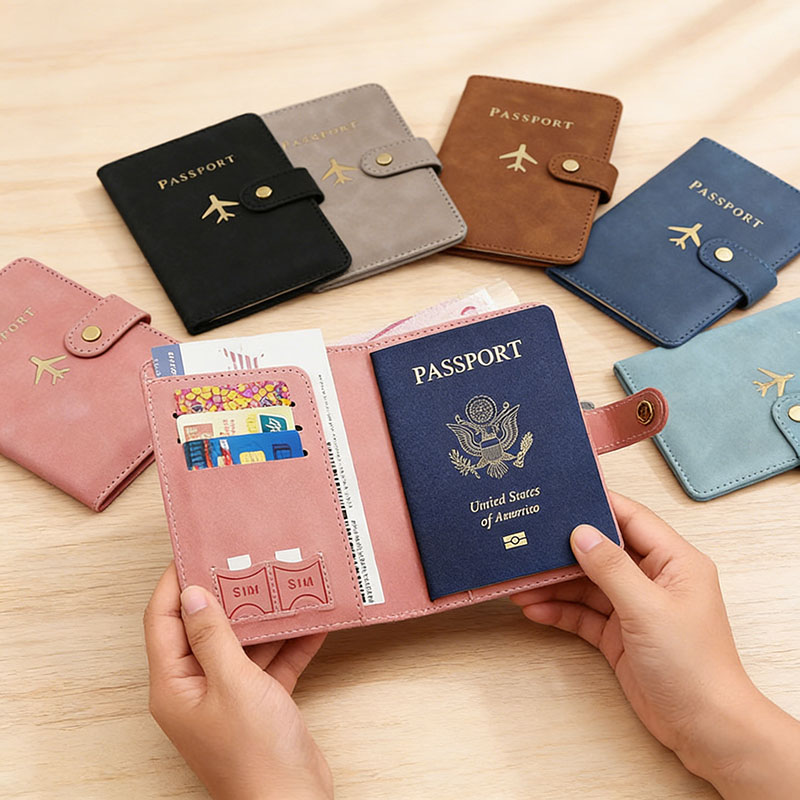 حافظة جواز سفر جلدية للسفر، مح - مراجعة Women'S Essential Accessories وسعره