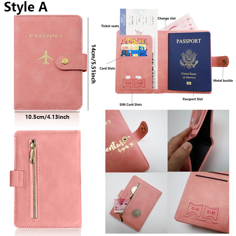 حافظة جواز سفر جلدية للسفر، مح - مراجعة Women'S Essential Accessories وسعره