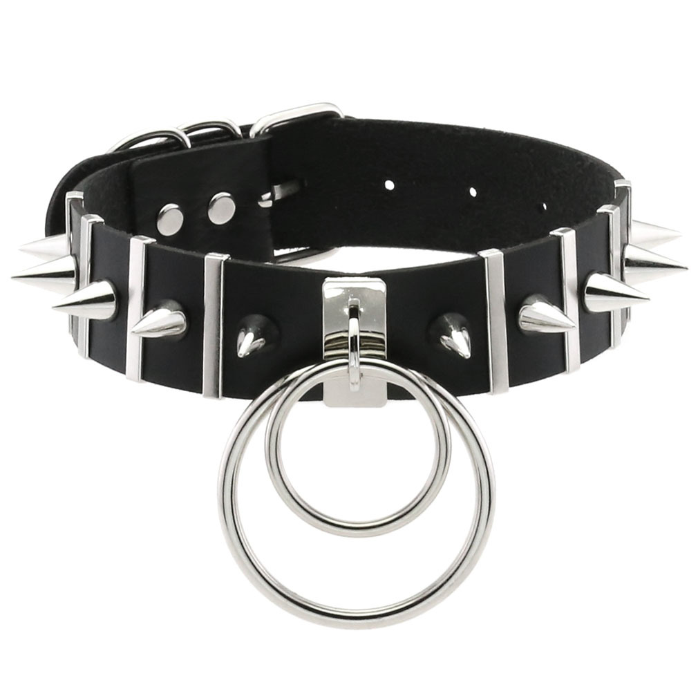 المسامير الكبيرة المختنق ياقة  - مراجعة Women'S Emo Accessories وسعره