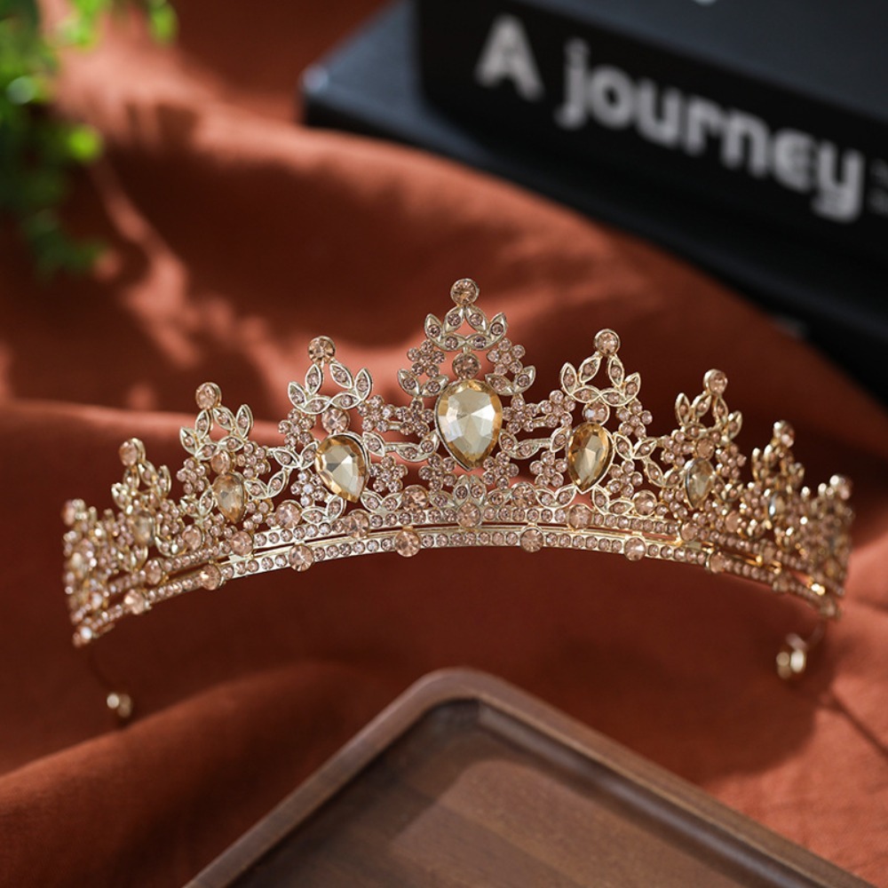 تاج زفاف فضي مطلي بتصميم أوراق - مراجعة Women'S Vintage Accessories وسعره