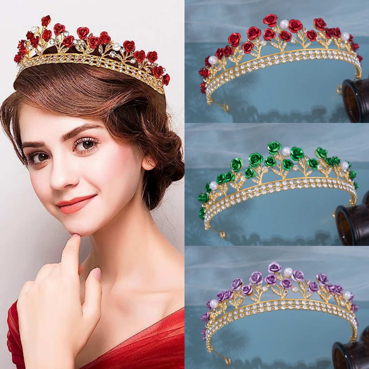 تاج زفاف من السيراميك على الطر - مراجعة Women'S Accessories Jewelry وسعره