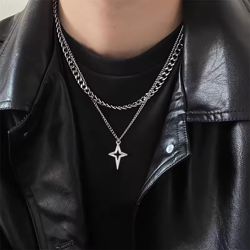 القوطية الأسود الصليب ستار سلس - مراجعة Women'S Emo Accessories وسعره