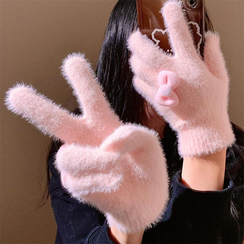 قفازات قطيفة لطيفة على شكل فيو - مراجعة Women'S Accessories Gift Ideas وسعره